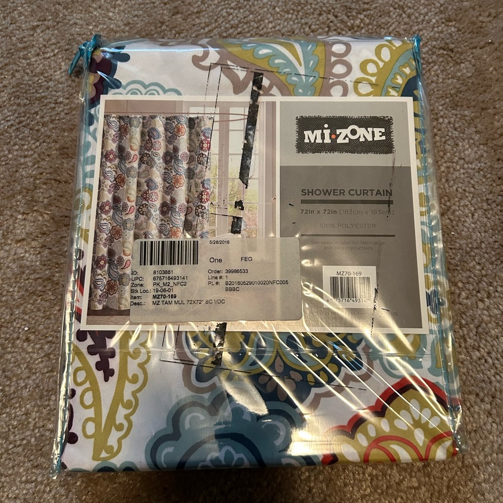 Multicolor Shower Curtain